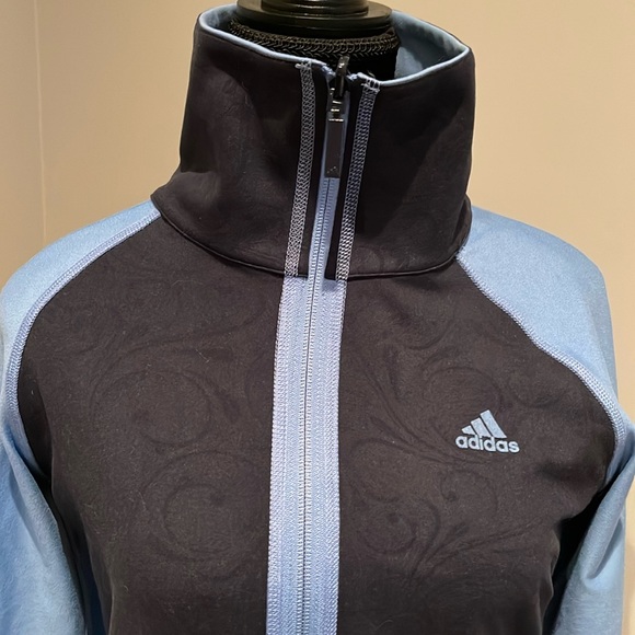 ADIDAS Reversible ClimaLite Jacket Size Small & Matching Cropped Pants Size M - Picture 7 of 13